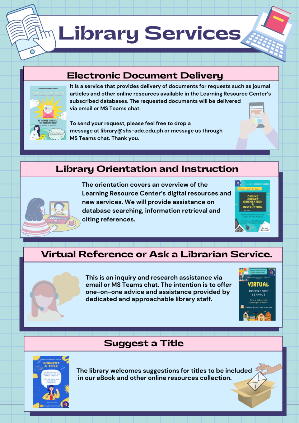 Learning Resource Center – Sacred Heart School – Ateneo de Cebu