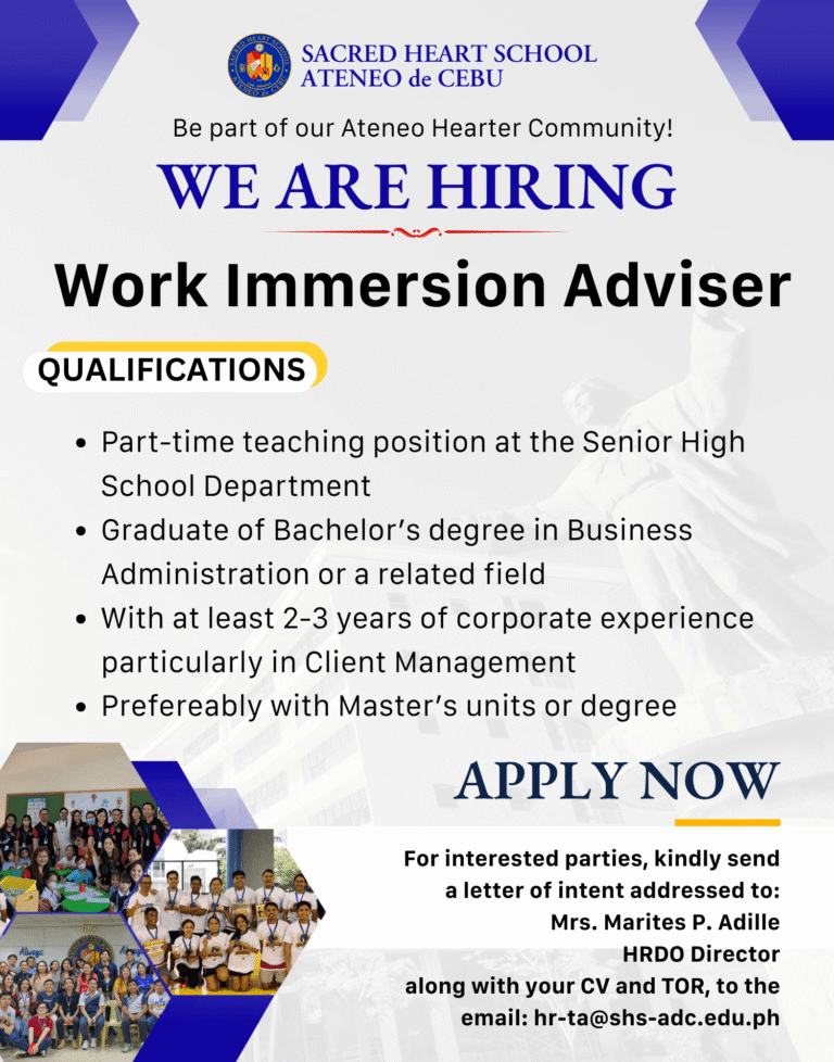 PART-TIME Work Immersion